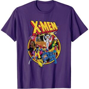 imageMarvel XMen Animated Series Retro 90s TShirtPurple