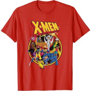imageMarvel XMen Animated Series Retro 90s TShirtRed