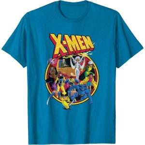 imageMarvel XMen Animated Series Retro 90s TShirtSapphire Blue