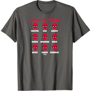 imageSpiderMan Im Feeling Moods TShirtAsphalt Grey