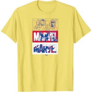 imageXMen Marvel Logo TShirtLemon Yellow