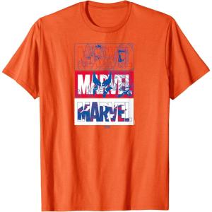 imageXMen Marvel Logo TShirtOrange