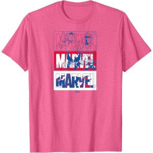 imageXMen Marvel Logo TShirtPink Heather