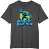 imageMarvel  Black Panther Character Logo TShirtDark Heather Grey