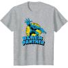 imageMarvel  Black Panther Character Logo TShirtHeather Grey