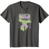 imageMarvel  HULK Retro Faded Style TShirtAsphalt Grey