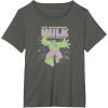 imageMarvel  HULK Retro Faded Style TShirtAsphalt Grey