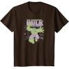 imageMarvel  HULK Retro Faded Style TShirtBrown
