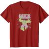imageMarvel  HULK Retro Faded Style TShirtCranberry Red