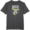 imageMarvel  HULK Retro Faded Style TShirtDark Heather Grey