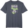 imageMarvel  HULK Retro Faded Style TShirtHeather Blue