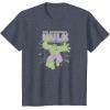 imageMarvel  HULK Retro Faded Style TShirtHeather Blue
