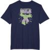 imageMarvel  HULK Retro Faded Style TShirtNavy Blue