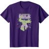imageMarvel  HULK Retro Faded Style TShirtPurple