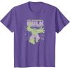 imageMarvel  HULK Retro Faded Style TShirtPurple Heather