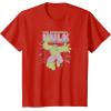 imageMarvel  HULK Retro Faded Style TShirtRed