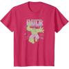 imageMarvel  HULK Retro Faded Style TShirtRed Heather