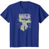 imageMarvel  HULK Retro Faded Style TShirtRoyal Blue