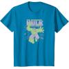 imageMarvel  HULK Retro Faded Style TShirtSapphire Blue