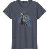 imageMarvel  The Mighty THOR Classic Rock Vibe TShirtHeather Blue