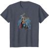 imageMarvel  The Mighty THOR Classic Rock Vibe TShirtHeather Blue