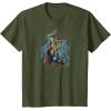 imageMarvel  The Mighty THOR Classic Rock Vibe TShirtOlive Green