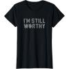 imageMarvel Avengers Endgame Thor Im Still Worthy TShirtBlack