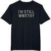 imageMarvel Avengers Endgame Thor Im Still Worthy TShirtBlack