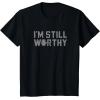 imageMarvel Avengers Endgame Thor Im Still Worthy TShirtBlack