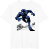 imageMarvel Black Panther Retro Comic Art TShirtWhite