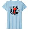 imageMarvel Comics Deadpool Classic Deadpool Pose TShirtBaby Blue