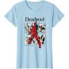 imageMarvel Comics Deadpool Classic Deadpool Pose TShirtBaby Blue
