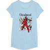imageMarvel Comics Deadpool Classic Deadpool Pose TShirtBaby Blue
