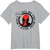 imageMarvel Comics Deadpool Classic Deadpool Pose TShirtHeather Grey