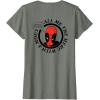 imageMarvel Comics Deadpool Classic Deadpool Pose TShirtOlive Heather