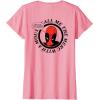 imageMarvel Comics Deadpool Classic Deadpool Pose TShirtPink