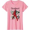 imageMarvel Comics Deadpool Classic Deadpool Pose TShirtPink