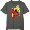 imageMarvel Comics Deadpool Minimal Face Graphic TShirtAsphalt Grey