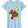 imageMarvel Comics Deadpool Minimal Face Graphic TShirtBaby Blue