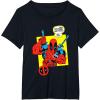 imageMarvel Comics Deadpool Minimal Face Graphic TShirtBlack