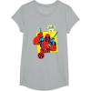 imageMarvel Comics Deadpool Minimal Face Graphic TShirtHeather Grey