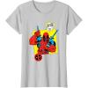 imageMarvel Comics Deadpool Minimal Face Graphic TShirtSilver Grey