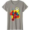 imageMarvel Comics Deadpool Minimal Face Graphic TShirtSlate Grey
