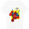 imageMarvel Comics Deadpool Minimal Face Graphic TShirtWhite