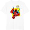 imageMarvel Comics Deadpool Minimal Face Graphic TShirtWhite