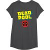 imageMarvel Comics Deadpool Retro Comic Panel Pose TShirtDark Heather Grey