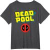 imageMarvel Comics Deadpool Retro Comic Panel Pose TShirtDark Heather Grey