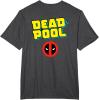 imageMarvel Comics Deadpool Retro Comic Panel Pose TShirtDark Heather Grey
