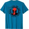 imageMarvel Comics Deadpool Retro Comic Shout TShirtSapphire Blue