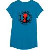 imageMarvel Comics Deadpool Retro Comic Shout TShirtSapphire Blue